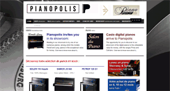 Desktop Screenshot of pianopolis.fr